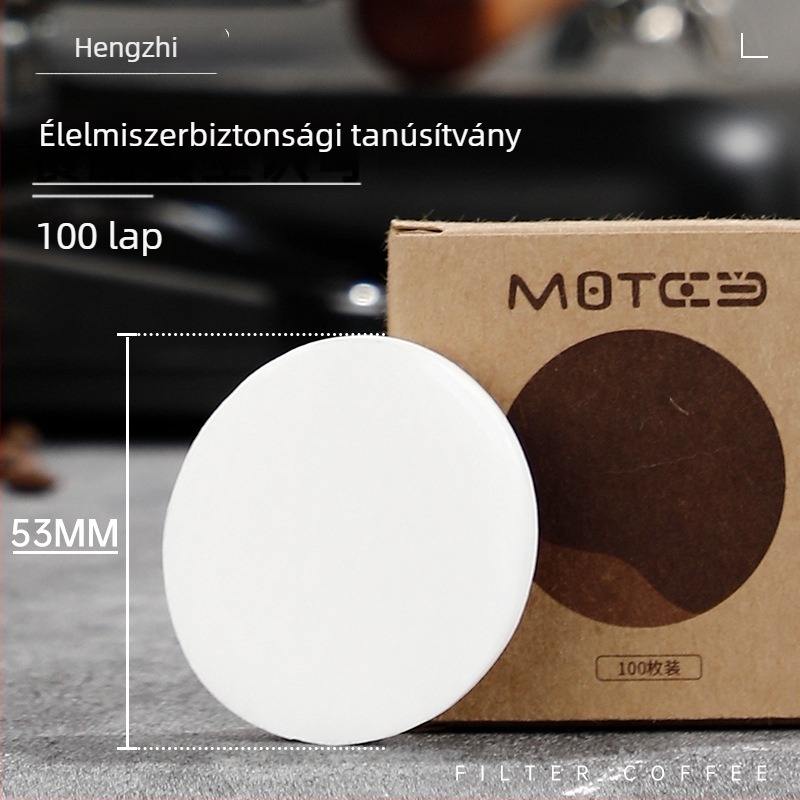 Kerek kávéfilterpapírok, 100 db, pour-overhez, vietnámi kávéfőzőhöz, hideg driphez, Aeropress és moka pot