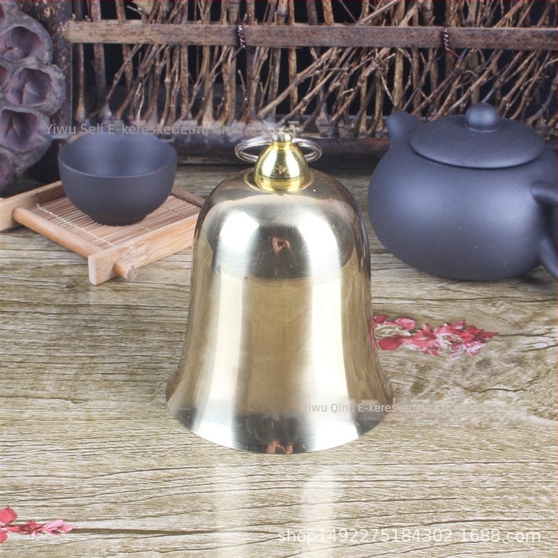 Tiszta rézből készült függő harang buddhista rituálékhoz