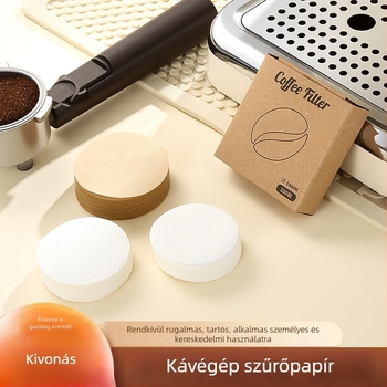 Moka kávéfőző filterpapír, kerek, 51/58, másodlagos szűrés