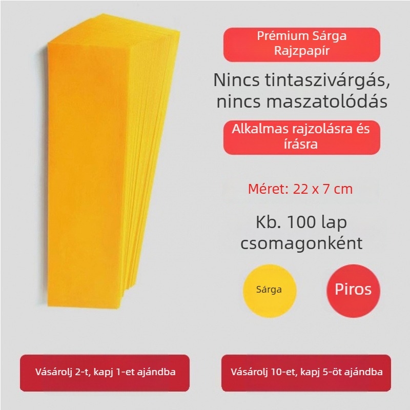 Taoista talizmán írópapír sárga bambusz rostpapíron vörös tintával — rekvizíciós tál