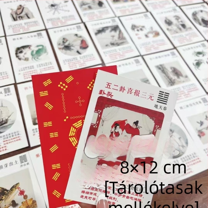 Wenwang Bagua kártyák az I Chinghez: 64 hexagramok magyarázatai, kezdő készlet