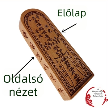 Fából készült Guanyin talizmán buddhista imádatra és dekorációhoz