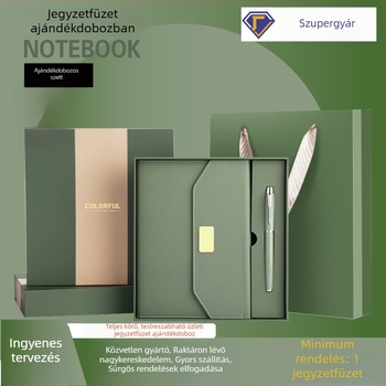 Notebook ajándékdoboz készlet vállalati ajándékokra, testreszabható notesz
