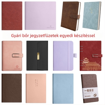 Személyre szabott üzleti A5 jegyzetfüzet puha bőrtokkal, vastagított jegyzetfüzet diákoknak, kézzel írt napló