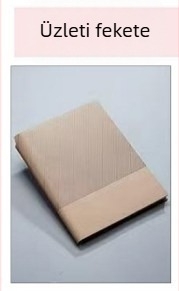 A5-ös notesz műbőr borítóval, vastag, üzleti stílusú, minimalist napló találkozókhoz