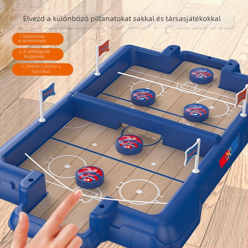 Többfunkciós asztali oktatási játék bowlinggal, katapulttal és futballal