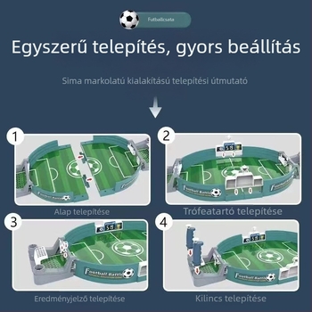 Oktató asztali foci játék gyerekeknek, két játékos, szülő-gyermek interaktív élmény, a Világbajnokság témájával