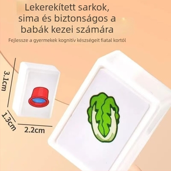 Kártya párosító játék gyerekeknek — oktató, interaktív családi asztali társasjáték