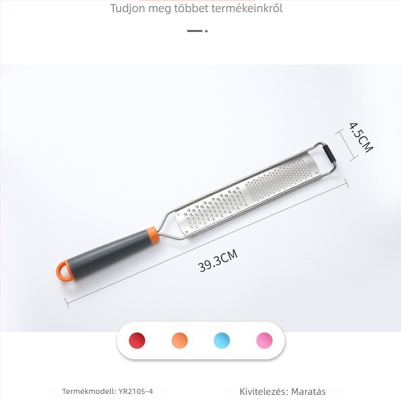 Sajtreszelő, citromhéj reszelő és gyümölcs- és zöldségreszelő – kezdőknek ideális