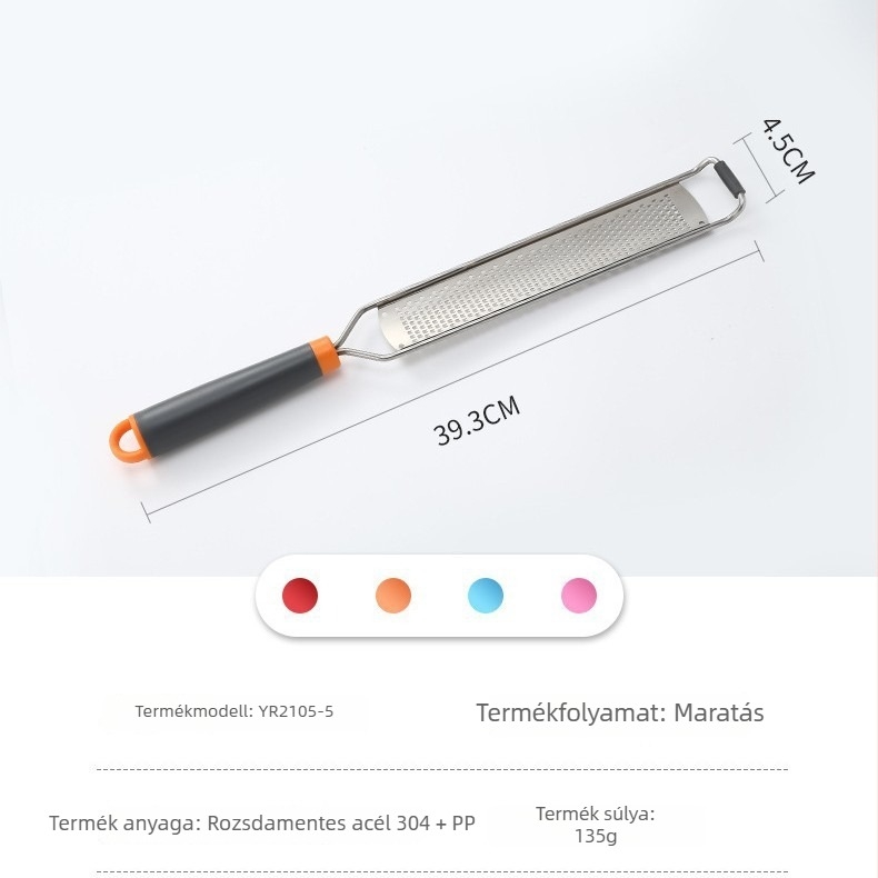 Sajtreszelő, citromhéj reszelő és gyümölcs- és zöldségreszelő – kezdőknek ideális