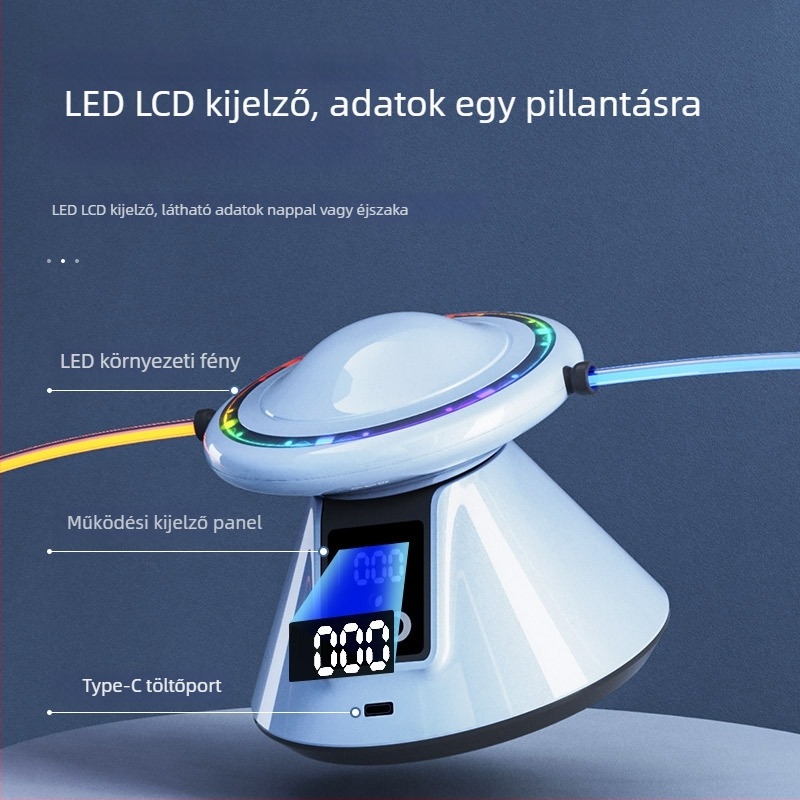 Sanjin Bluetooth okos ugrókötél-gép otthonra – elektromos számlálóval