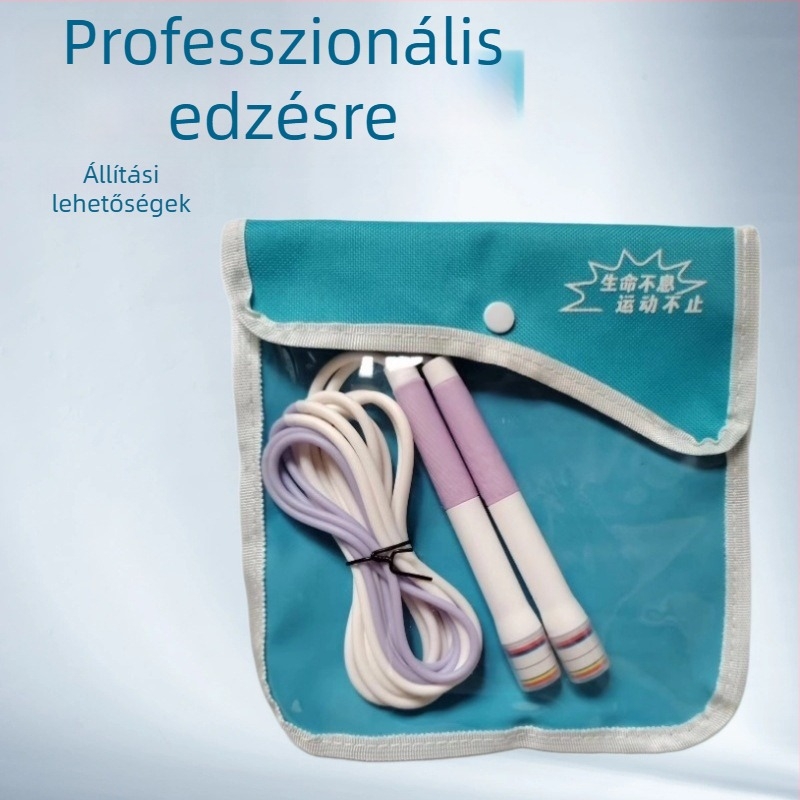 Szakmai ugrókötél diákoknak, állítható szegmentált kötél sport és fitnesz célokra