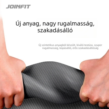 Joinfit jóga matrac, csúszásmentes, 10 mm, 180 x 60 cm, otthoni edzéshez, hasizomgyakorlatokhoz, jóga és tánc