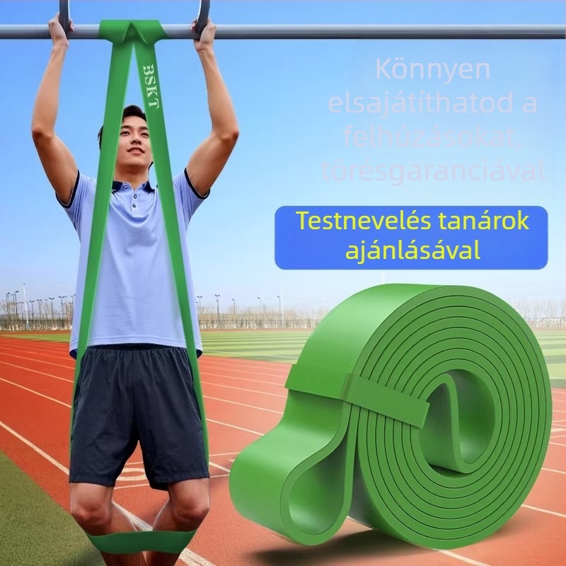 Húzódzkodás-segítő öv ellenállás-szalaggal és húzókötéllel – edzőöv tiniknek és felnőtteknek