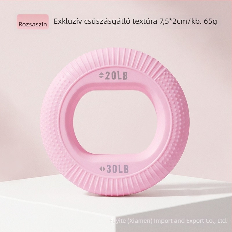 Fogás-erő kör dupla ellenállással – professzionális rehabilitációhoz, kar- és kéz edzéséhez, szilikon fogógyakorlat