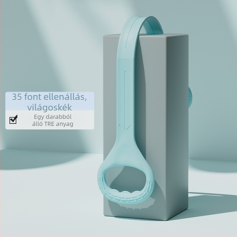 8-as formájú ellenállásterelő otthoni jógához, elasztikus öv és húzó kötél vállak nyitásához, hát formázásához és mellkas edzéséhez