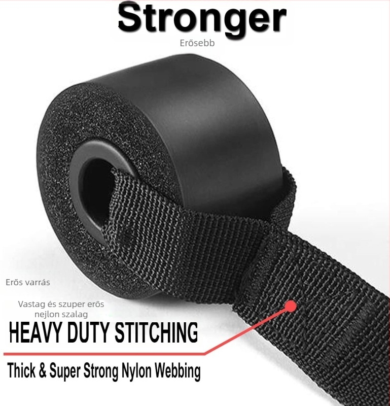 Ajtóhoz rögzíthető ellenállási szalag-ankor – nylon feszítőzsinór, jóga heveder csatlakozó, fitness eszköz kiegészítő