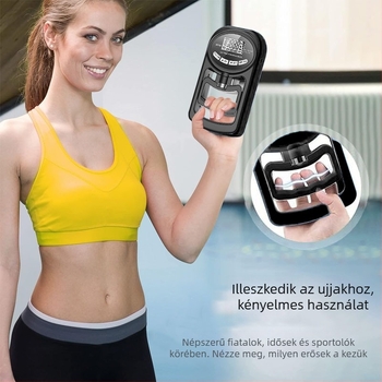 Elektronikus fogás erő teszter és dinamométer rehabilitációhoz, csukló edzéshez, férfiaknak és nőknek