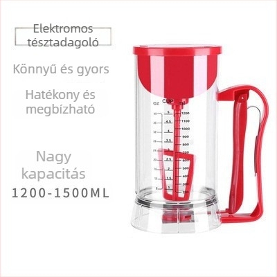 Többfunkciós elektromos tészta- és masszakeverő tojáshabverővel, adagolóval és massza szeparátorral