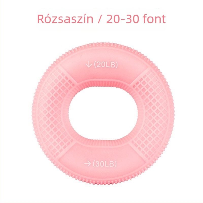 O-alakú ujjszorító edzőgyűrű szilikonból, 20 lb ellenállás, gyermekeknek és felnőtteknek