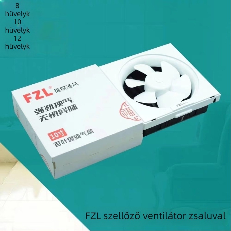 Mennyezeti kivitelű fürdőszobai kivezető ventilátor, halk műanyag házzal, nagy sebességű szellőztetés
