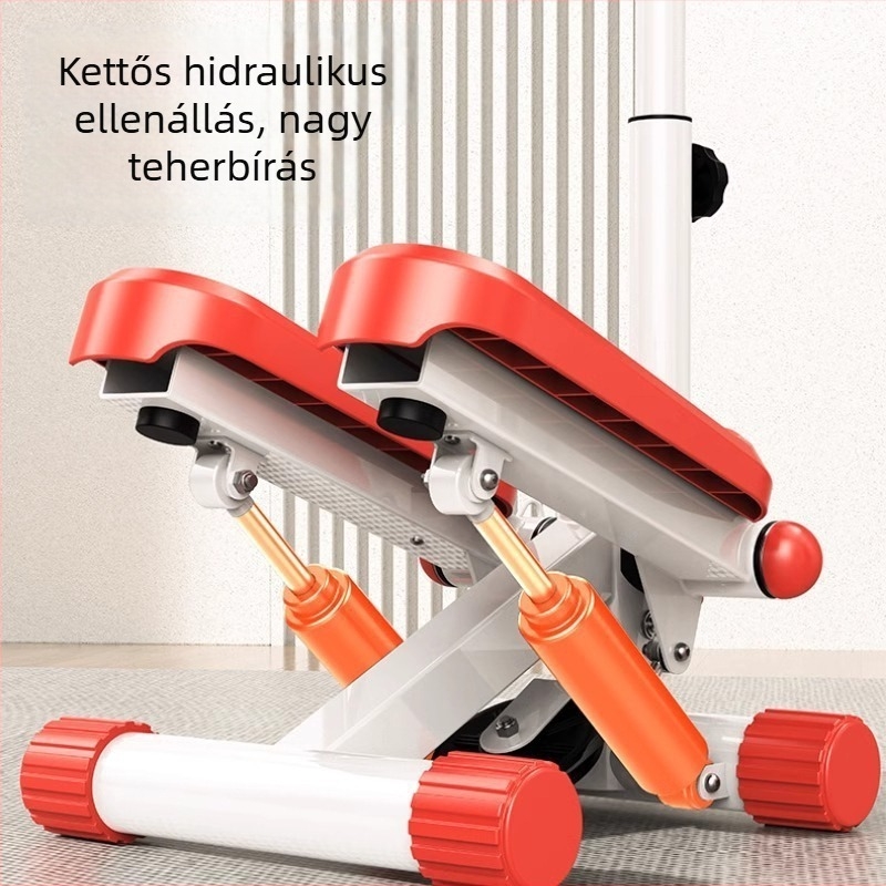 Kompakt otthoni léptető gép hidraulikus ellenállással, csendes működés, helyben mászó pedálok, kis méretű fitnesz eszköz