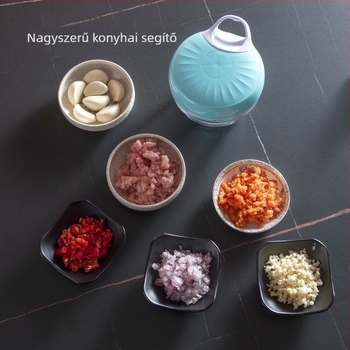 Kézi fokhagymaprés és törő, multifunkcionális konyhai eszköz, fokhagyma-hámozó