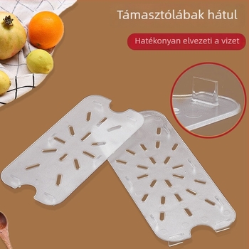 GN-bázis lefolyó tál vízszigetelő lappal gyümölcsöknek és zöldségeknek