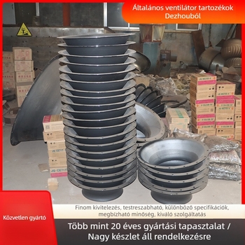 Centrifugális ventilátor - légbeömlő, első lemez, harangszáj, levegőgyűjtő, irányító gyűrű