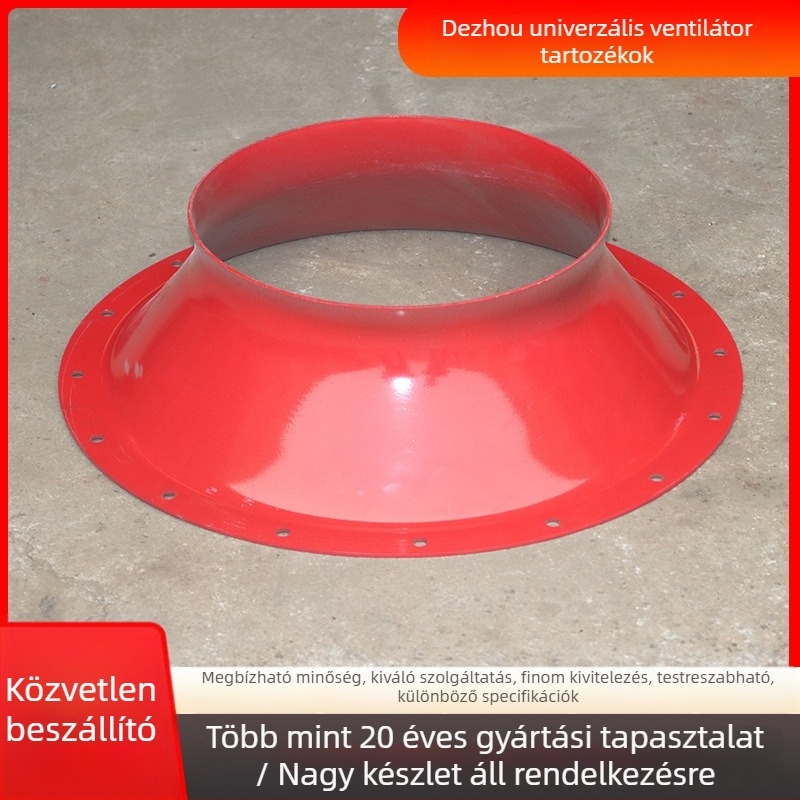 Centrifugális ventilátor - légbeömlő, első lemez, harangszáj, levegőgyűjtő, irányító gyűrű
