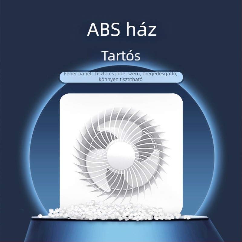 Fürdőszoba és konyha szellőztető ventilátor, kör alakú, üvegezett ablak típusú (APC-J, 220V)