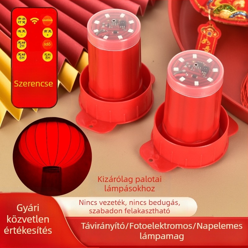 Távirányítós LED-lámpa kültéri használatra, vízálló, akkumulátoros, vezeték nélküli, időzítővel