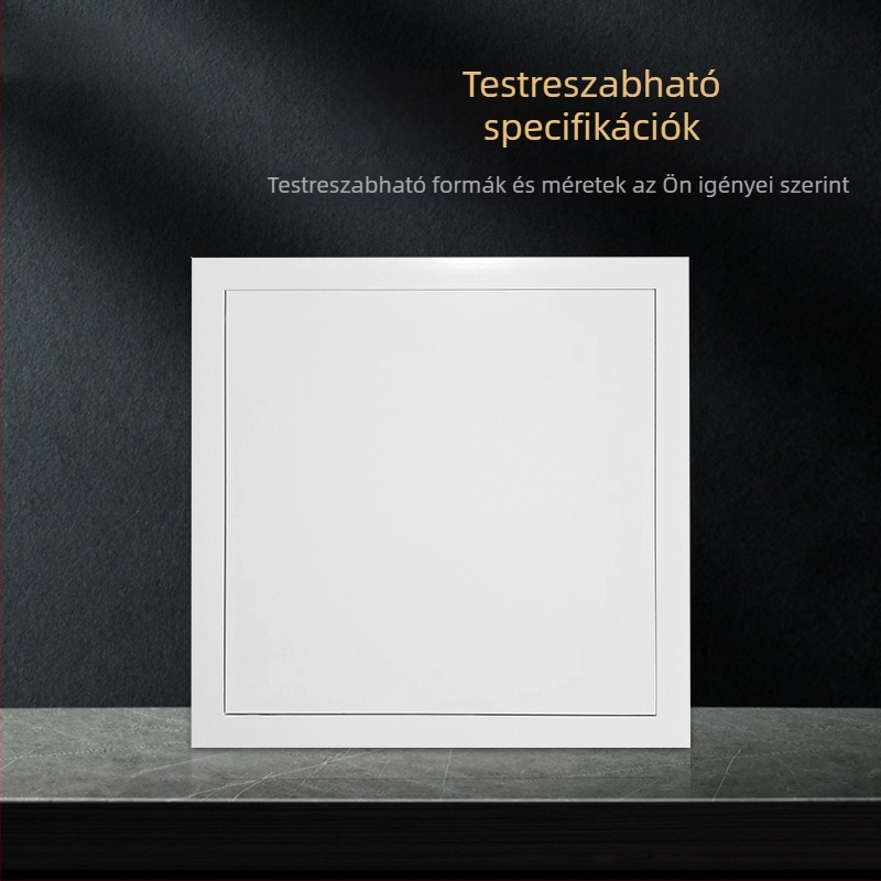 Alumínium ötvözetű mágneses toló-inspekciós nyílás galvanizált acéllemez panellel a karbantartáshoz és a ventillációhoz