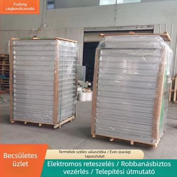 Esőálló alumíniumötvözetű üreges lamellás árnyékoló elektromos összekapcsolt vezérléssel