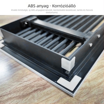ABS műanyag- acél csík klímaberendezés szellőző, kétszínű, leválasztható 0 fokos szögben, rendkívül keskeny, egyetlen rétegű lamella