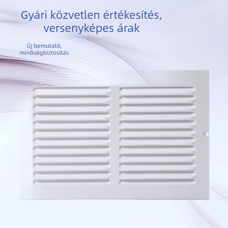 Keret nélküli visszaáramló légrács 1RA, Fekete, Fehér és Barna – kiváló szabadáramlási felület