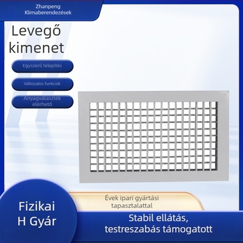 Alumínium ötvözetű légcsatorna lamellákkal klímaberendezéshez – egyrétegű és kétszeres lamellák