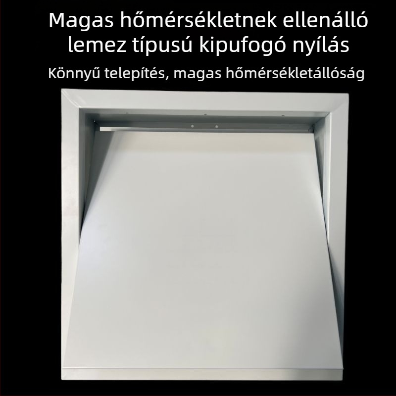 Building Beauty Négyszögletes diffúzor mennyezeti füstkivezető, galvanizált acélból, szellőztető berendezés
