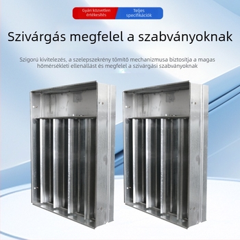 Mennyezeti panel távirányítós füstventilációhoz, friss levegő rendszerhez és tűzvédelmi funkcióhoz