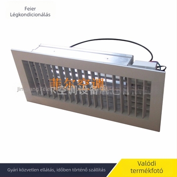 Phil elektromos lamellás légventill a lépcsőház számára, alumíniumötvözet, kettős rétegű dekoratív panel, távirányítóval