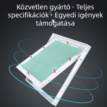 Gipszkarton plafonhoz rejtett hozzáférési nyílás, mennyezet alumíniumötvözetből