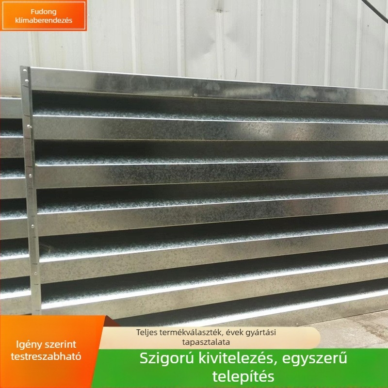 Zajcsökkentő rolók generátorterembe, szellőztetéshez és hűtőtoronyhoz