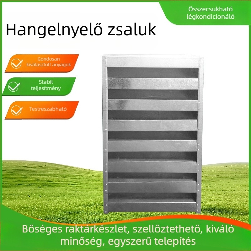 Zajcsökkentő rolók generátorterembe, szellőztetéshez és hűtőtoronyhoz
