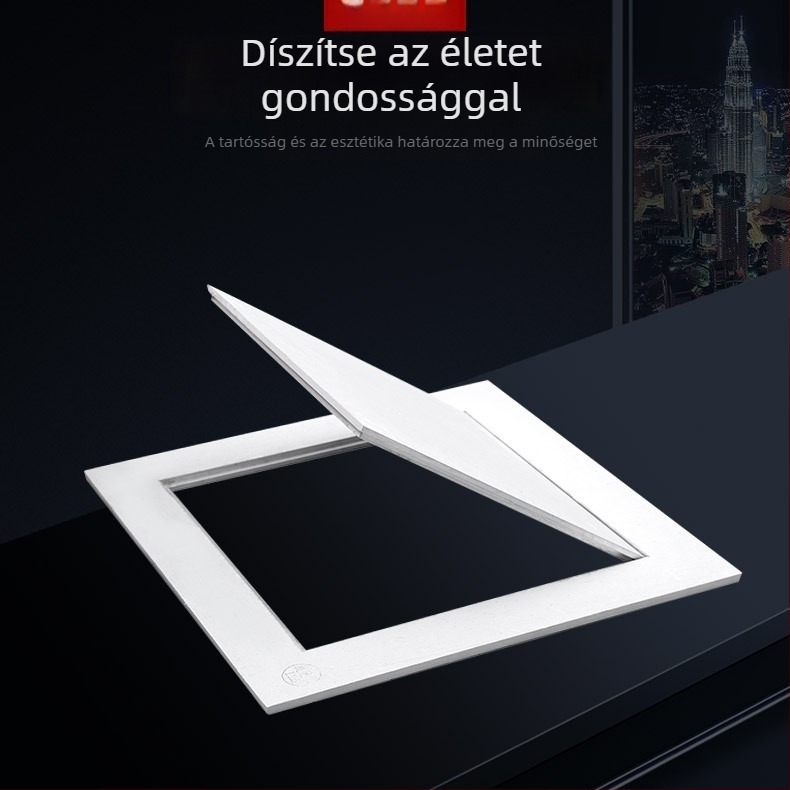 Gipsz karbantartási panel dupla alumínium éllel, különböző méretekben.