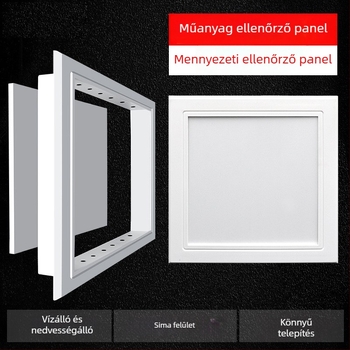 Alumínium ötvözetű nyomó típusú mágneses hozzáférési panel falhoz, csövekhez és mennyezethez