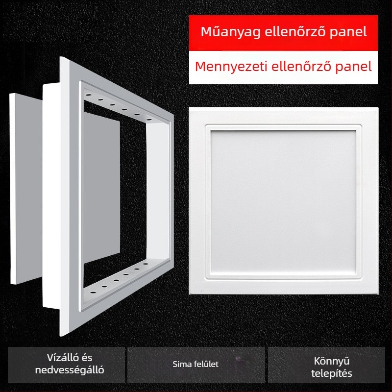 Alumínium ötvözetű nyomó típusú mágneses hozzáférési panel falhoz, csövekhez és mennyezethez