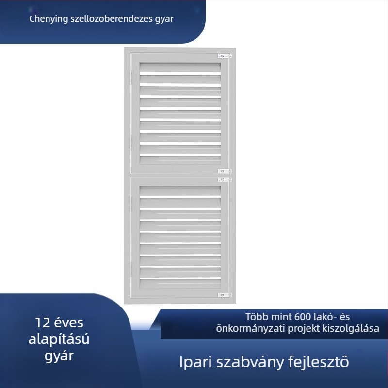 Alumíniumötvözetű lamellás redőnyök