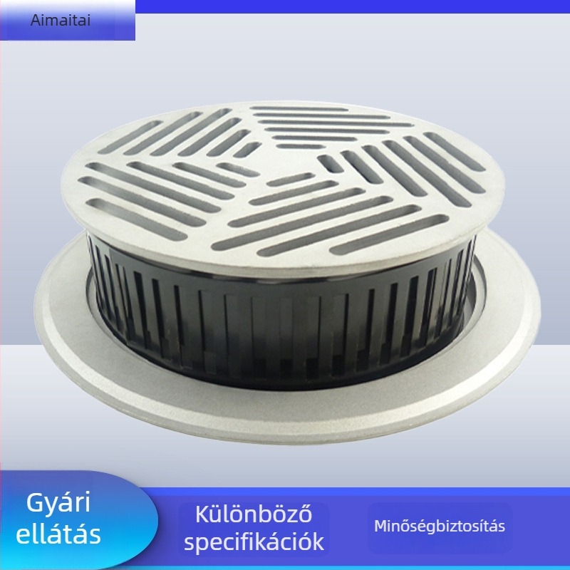 Alumínium körkörös padlólevegő-kivezető