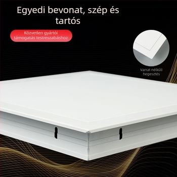 Mágneses rögzítésű hozzáférési nyílás aluminium ötvözetből a mennyezethez és oldalsó csövekhez gipszkartonban