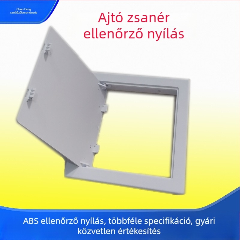ABS mennyezeti hozzáférési panel rejtett fedéllel – ellenőrző nyílás a fürdőszobában, síkcsövek és ajtózsanérok